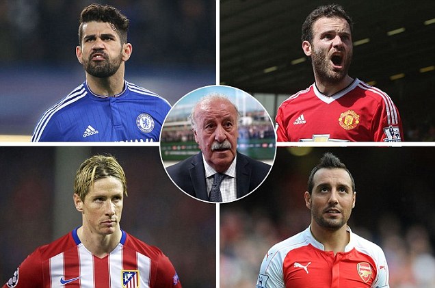 Costa, Mata, Torres, Cazorla Tidak Masuk Skuad Spanyol ke Euro 2016